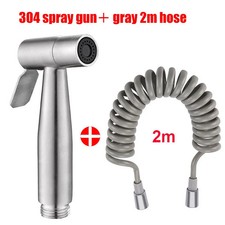 Handheld Stainless Steel Bidet Sprayer Kit Toilet Shower Faucet Package B