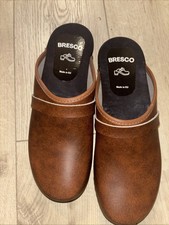 leather clogs mens BrescoClogs Made In . Europe Size 45