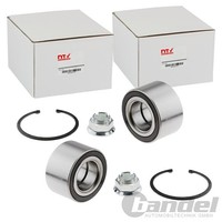 2X Nty RADLAGER-SATZ Vorne Passend FÜR CitroËN Berlingo C4 C5 Grand Ds Ds Opel