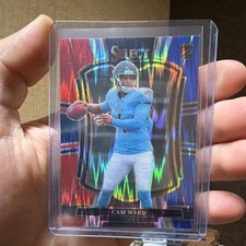 Panini 2025 Select Football Cam Ward #126 Titans Premier Level Rookie Prizm