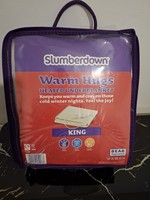 Brand New Slumberdown Warm Hugs Electric Blanket King Size
