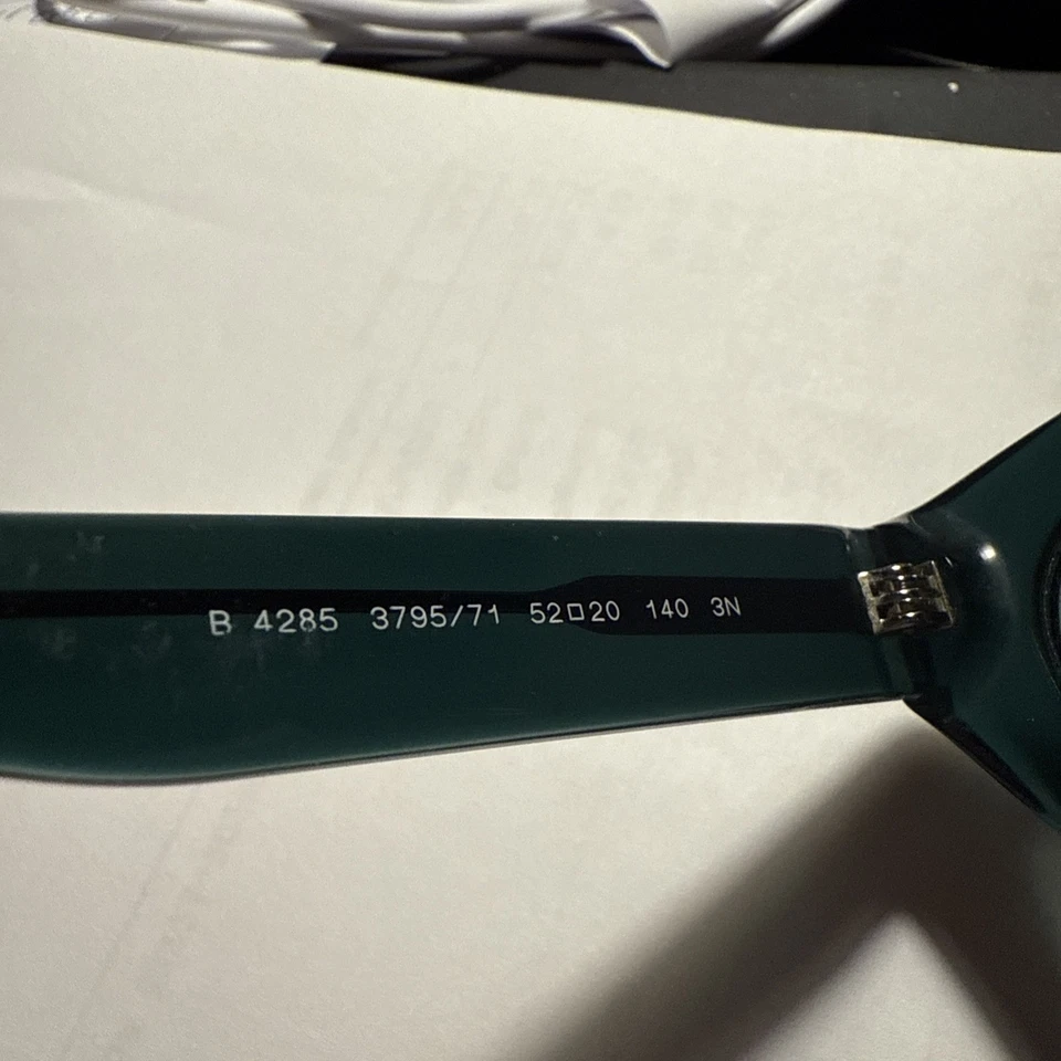 BURBERRY Sunglasses B 4285 3795/71 52 20 140 3N Emerald Green - USED BUT CHEAP - Image 4 of 4