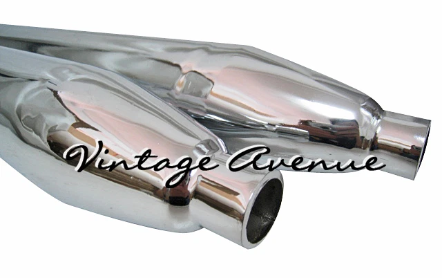 SILENCIADOR ESCAPE DOBLE HONDA CB125K CB125 1 PAR [BM] Foto 2 de 4