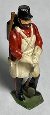 Vintage Toy Soldiers BRITAINS LTD ENGLAND Red Uniform with Apron  Axe - Metal