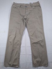 BKE Derek Pants Mens 40x34 Beige Buckle 5 Pocket Casuals Chino Lightweight
