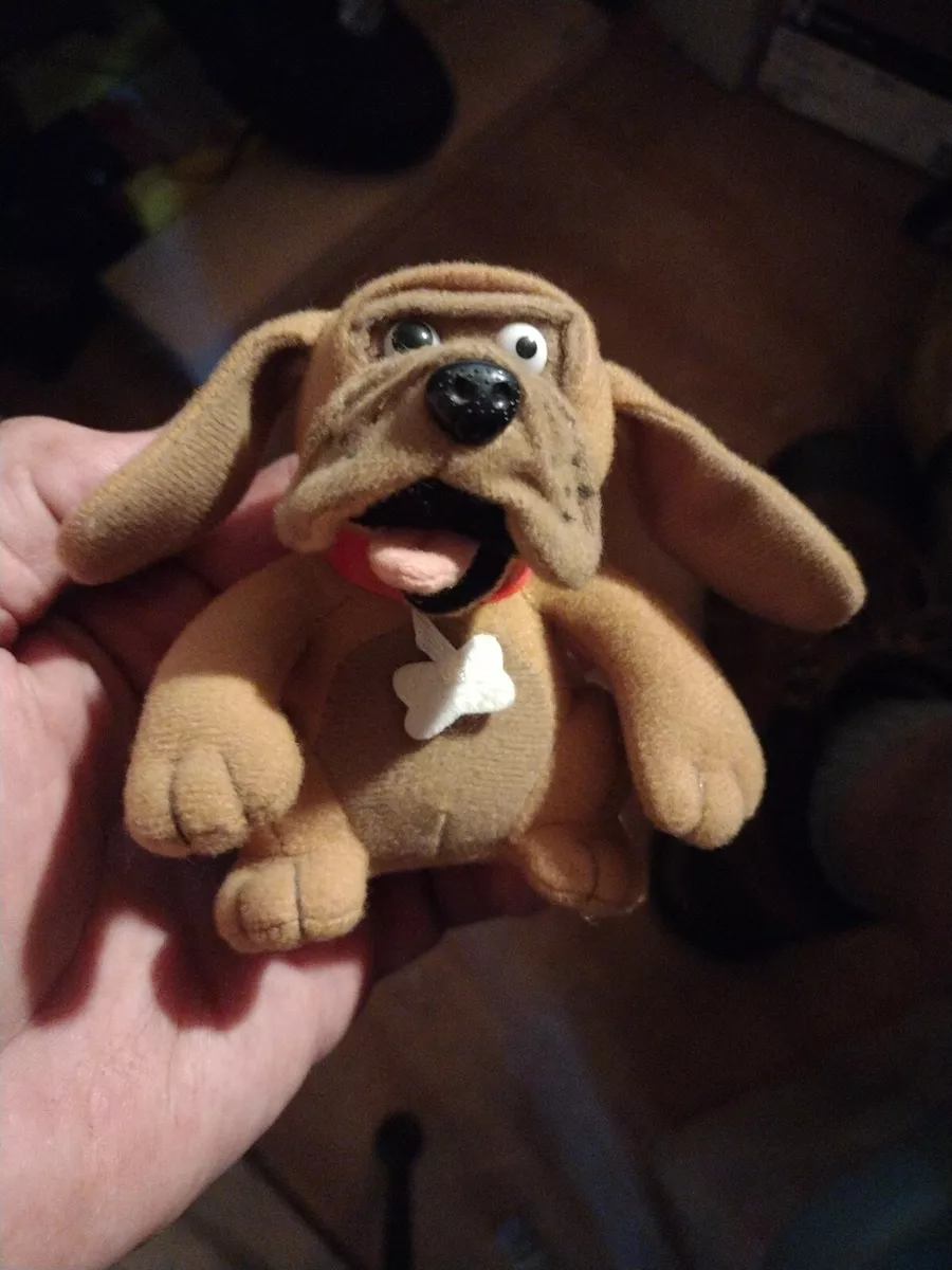 Just For Laughs Plush Dog Keychain Brown Dog Big Ears Works Talks