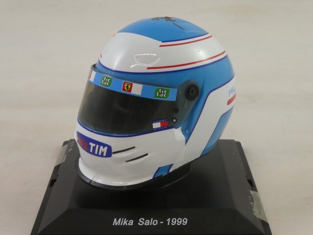 JFC F1 ヘルメット ミカ・サロ 1999 フェラーリ 1/12 JFC F1 ヘルメット ミカ・サロ 1999 フェラーリ 1/12 - メルカリ