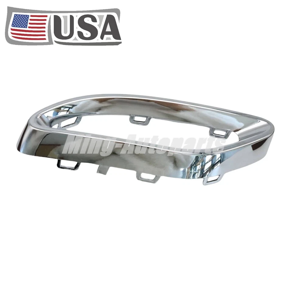 1 Pair Bumper Trim Chrome For Mercedes-Benz 2019-2022 A220 2018 E400 2021 E350 - Image 4 of 4