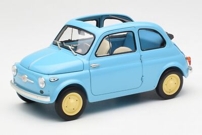 08966LB Fiat Nuova 500 Celeste Blue Kyosho 1/18