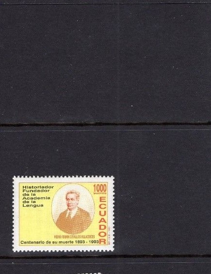 Ecuador 1993 Pedro Fermín Cavailos Villacreces Sc 1315