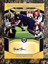 Rod Moore Players Trunk 2023 National Champs Auto Michigan Wolverines