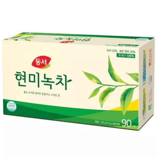 Corea KPop estrellas favorito Dongsuh arroz integral té verde 90 bolsas enfoque y claridad