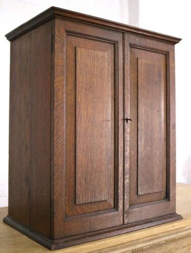 Antique vintage wall mounted cupboard / table top cabinet