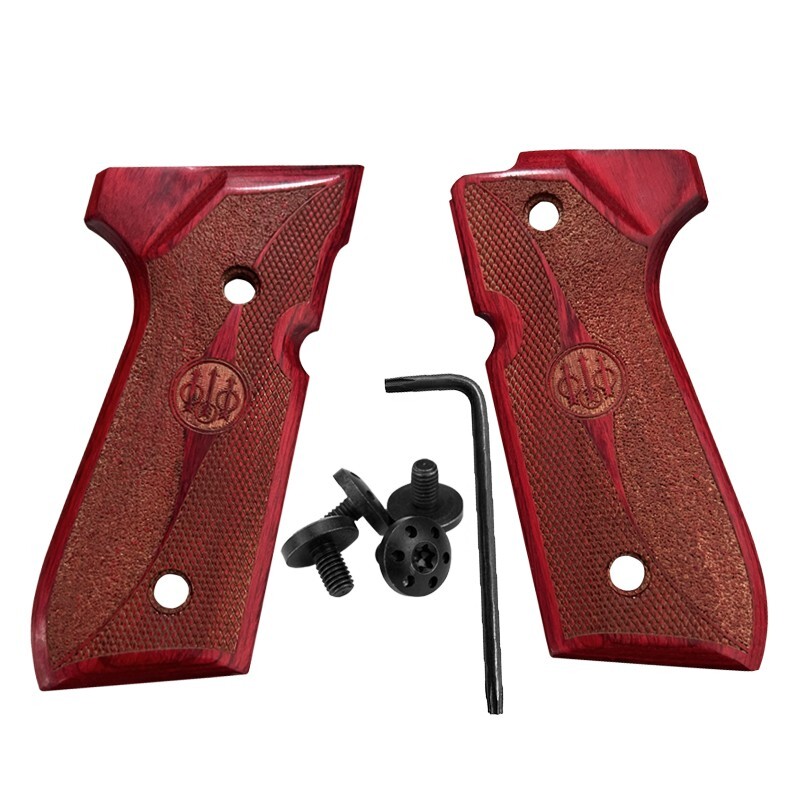 Beretta Grip 92/96 Full Size 92FS/92F Wood Grips W/Screws