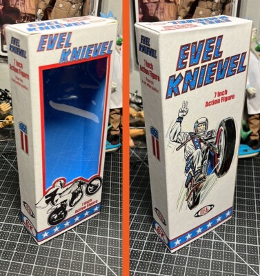 IDEAL 7'' EVEL KNIEVEL CUSTOM BOX ONLY