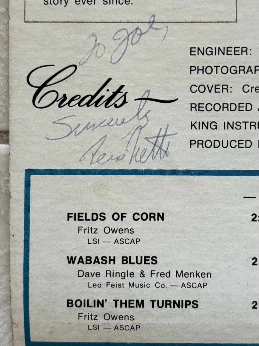 AUTOGRAPHED - Rene Netto & The Sounds Of New Orleans - 1974