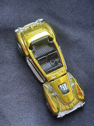 1970 RARE Hot Wheels CLASSIC CORD USA Redline Spectraflame GOLD Yellow No Roof - Picture 8 of 12