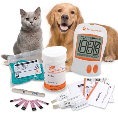 Blood glucose monitor meter dog cat glucometer dogs diabetes sugar insulin  pet Australia