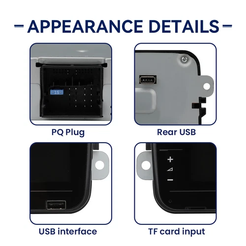 Für VW Golf Tiguan CC Rear USB 8" RCD330 RCD880 187B Radio Carplay Android Auto - Bild 6 von 17