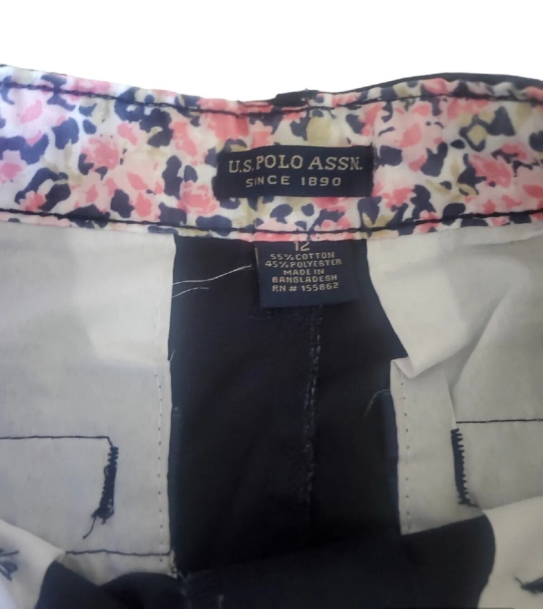 Navy Uniform Pants Girls Size 12 U.S. Polo Assn. | eBay