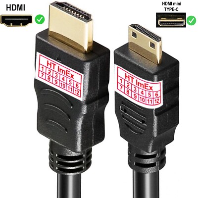 MINI Standard Large To Small HDMI-compatible High-definition Adapter HOT Kabel