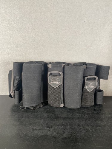 UTG Sport Paintball Canister Carrier Ammo Belt Plastic Canister