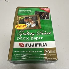 NEW Fujifilm Premium Plus Photo Paper 80 Glossy Sheets 4 X 6” Works W All Inkjet