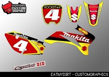 PER PITSTER PRO KIT GRAFICO COMPLETO PERSONALIZZATO ADESIVI DECALCOMANIE MOTOCROSS ATV MX