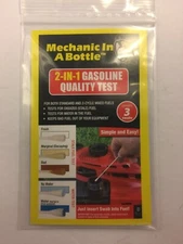 Gasoline Quality Test Swabs 3-Pack Find and Fix Bad Gas Mechanic In a Bottle
