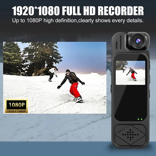 20 Hour 1080P Camcorder Mini Police Body Camera HD 180° Video DVR IR Night Cam - Picture 10 of 23