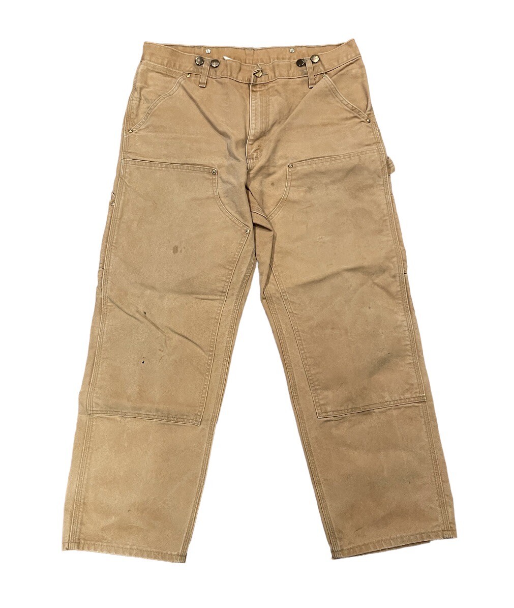 カーハート　ダブルニー　36x30 Vintage Faded Tan Carhartt Double Knee Pants 36x30(35x30) | eBay