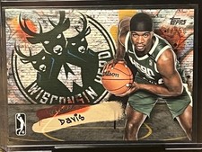 2024-25 Topps G-League Team Logo Gold Parallel Terence Davis TL25 14/50 On Front