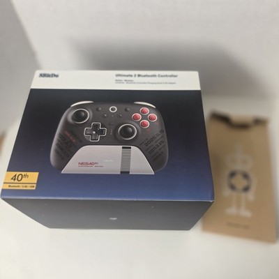 8BitDo Ultimate 2 Bluetooth Controller - NES 40th Anniv Limited Ed + Bonus - NEW