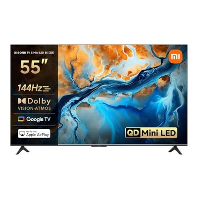 TV XIAOMI S MINI 55 144 Hz QD-Mini LED Dolby Vision IQ, Dolby Atmos Google TV