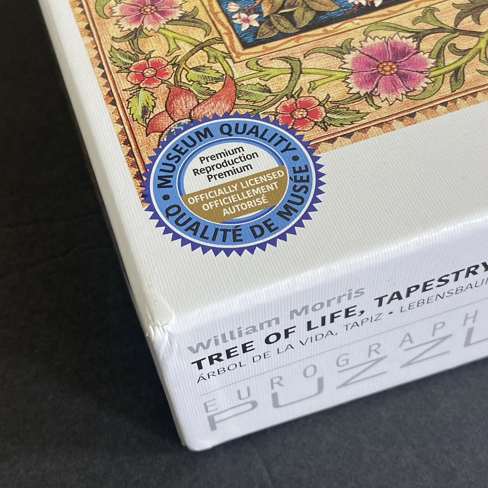 Tree of Life William Morris 1000 Piece Jigsaw Puzzle Eurographics Museum Quality - Image 4 of 4