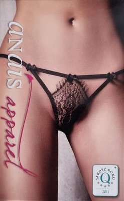anais apparel String Tanga Mysterious schwarz Größe S NEU transparent