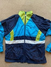Vintage Leopard Track Jacket 90s Retro Shell suit Mens XL