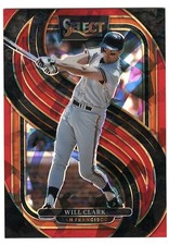 WILL CLARK 2025 Panini Select Premier Level Red Ice Prizm #2/199