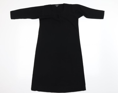 Getragene schwarze Damen A-Linie Größe 10