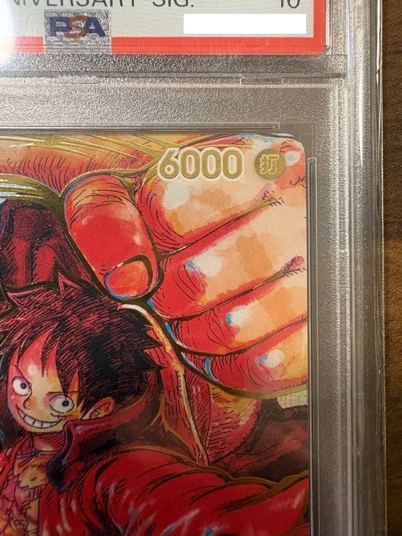 PSA 10 Monkey D. Luffy ST01-012 Eiichiro Oda Signed One Piece Card