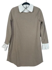 NWT Tuckernuck Sandwhisp Dakotah Mini Dress Peter Pan Collar Preppy Sz XS