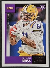 2020 Panini Score #411 Thaddeus Moss Rookie RC LSU Tigers Washington