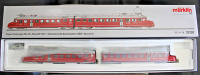 Märklin 39260 unbespielt Doppel-Triebwagen RAe 4/8 Vollsound mfx Digital in OVP