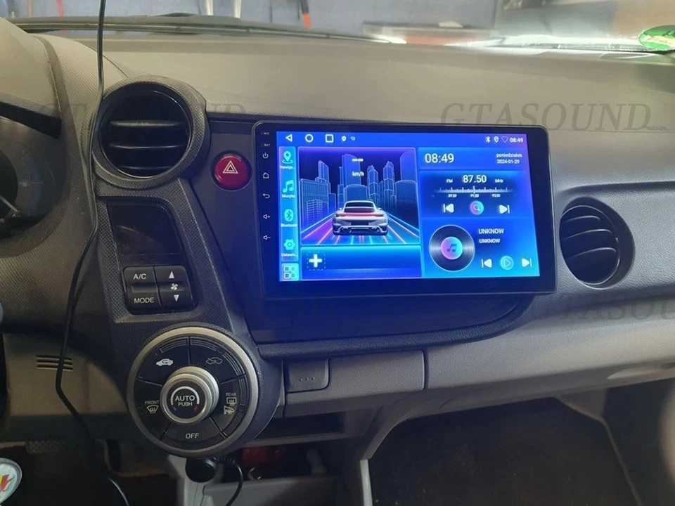 For Honda Insight 2009-2014 Android 14 Car Radio Stereo Touch Screen Carplay GPS Foto 2 de 4