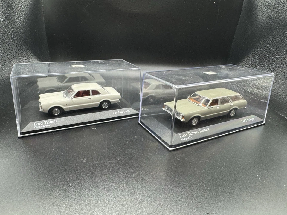 Ford Taunus coupè e Familiare  Minichamps  scala 1/43,  prima serie rare in box  - Immagine 2 di 4