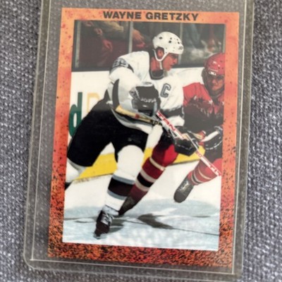 Wayne Gretzky Los Angeles Kings Orange Border Glossy #1 Oddball NM