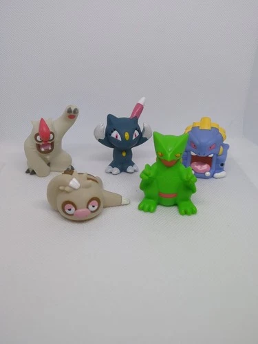Vintage Pokemon Soft Vinyl Figure Lot - Bandai - Finger Puppets - 2000-2006
