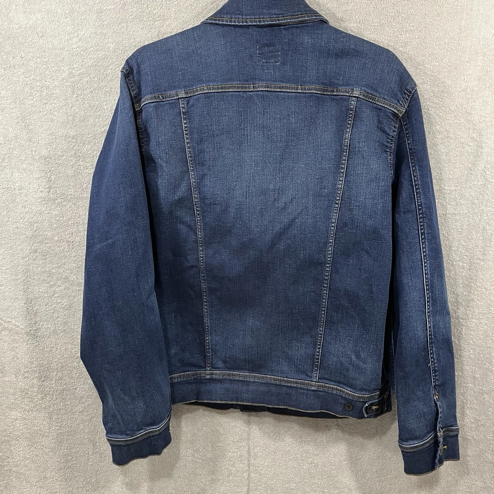 Lee Men's Denim Jean Jacket Large Trucker Rider Reg Fit Extreme Motion - Image 4 of 4
