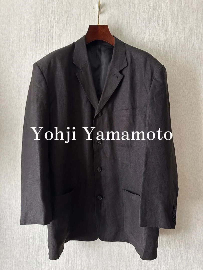 Yohji Yamamoto Coats, Jackets & Vests for Linen Outer Shell Men
