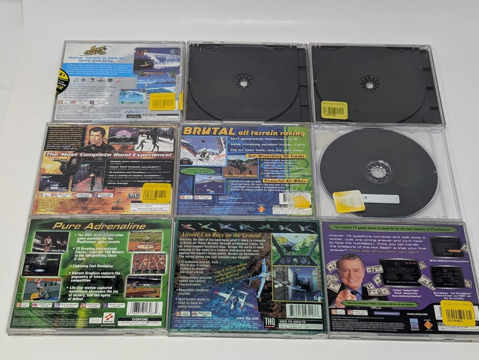 Lot of 9 PlayStation 1 (PS1) Games - Various Condition - Image 2 of 3